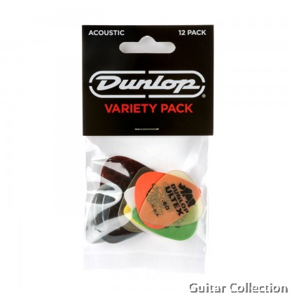 Jim Dunlop PVP112 Acoustic Variety Pack Guitar Picks (12 pcs/pack)
