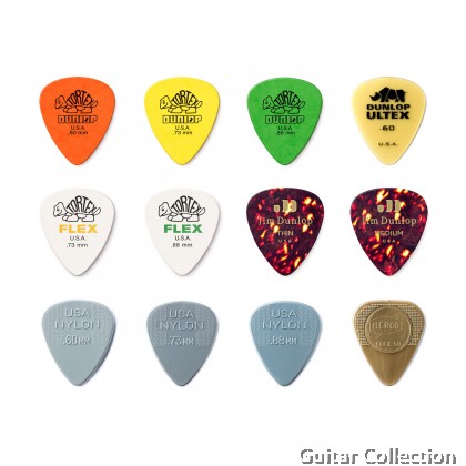 Jim Dunlop PVP112 Acoustic Variety Pack Guitar Picks (12 pcs/pack)
