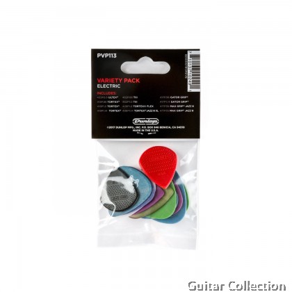 Jim Dunlop PVP113 Electric Variety Pack Guitar Picks (12 pcs/pack)