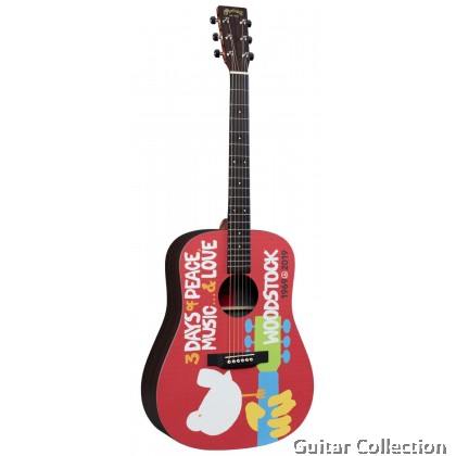 Martin DX Woodstock 50th Anniversary | X Series | Dreadnought Acoustic-Electric Guitar | Fishman | Hard Case