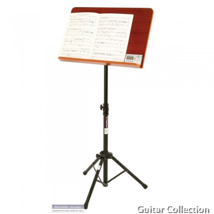 On Stage SM7312W Quran/Conductor Stand w/ Wide Rosewood Bookplate