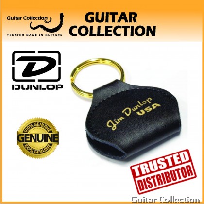 Jim Dunlop 5200 Picker's Pouch Keychain Pick Holder USA Gold Logo