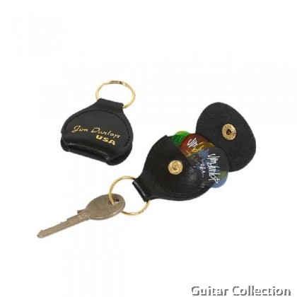 Jim Dunlop 5200 Picker's Pouch Keychain Pick Holder USA Gold Logo
