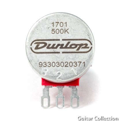 Jim Dunlop DSP500K Super Pot | 500K Ohm Split Shaft Audio Taper Potentiometer | Dunlop Electronics (A500K/B500K)