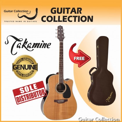 Takamine EF360SC-TT Dreadnought Cutaway Acoustic-Electric, Solid Thermal Spruce Top with CT4B II Preamp & Hard Case