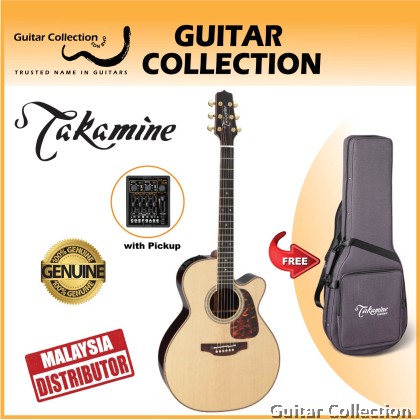 Takamine P7NC | Pro Series | NEX Cutaway Acoustic-Electric Guitar | Solid Spruce Top, Rosewood B&S | CT4-DX | Case