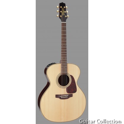 Takamine P5J Pro Series All Solid Spruce Top, Rosewood B&S Jumbo Acoustic- Electric Guitar, Natural Gloss with EQ & GC000 Case (Made In Japan)