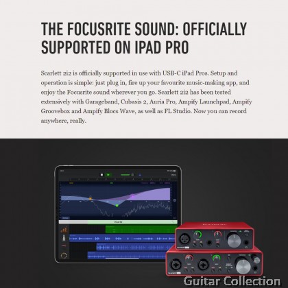 Focusrite MOSC0030 Scarlett Solo Studio 2x2 USB Audio Interface (3rd Generation) with Microphone & Headphones 