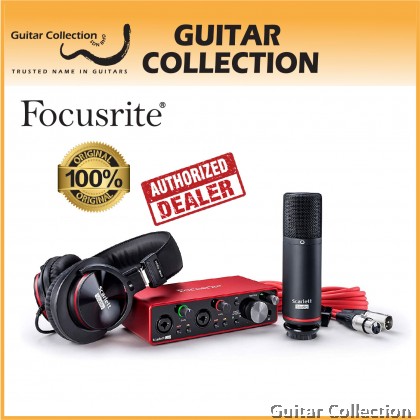 Focusrite MOSC0031 Scarlett 2i2 Studio 2x2 USB Audio Interface (3rd Generation) with Microphone & Headphones 