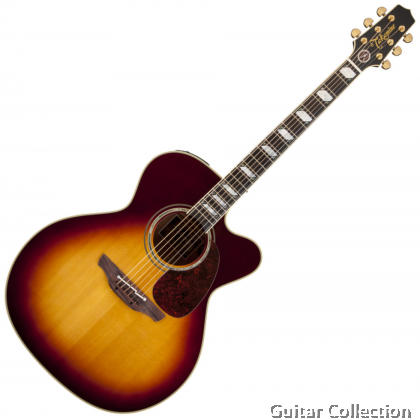 Takamine EF250TK Toby Keith Signature Series Jumbo Cutaway Sunburst Acoustic- Electric Guitar with EQ & GC000 Case (Made In Japan)