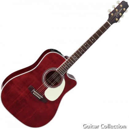 Takamine JJ325SRC John Jorgenson Signature Series Acoustic Guitar | Dreadnought Cutaway | Gloss Satin | CT4B II Preamp | GC 200 Case | Made In Japan