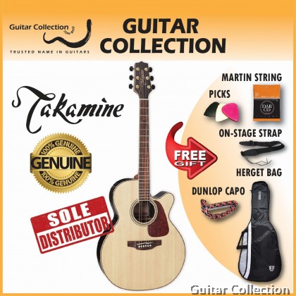 Takamine GN93CE NAT NEX Cutaway Solid Spruce Top Acoustic-Electric, TK-40D Preamp (Free Strings Picks Capo Strap Bag)