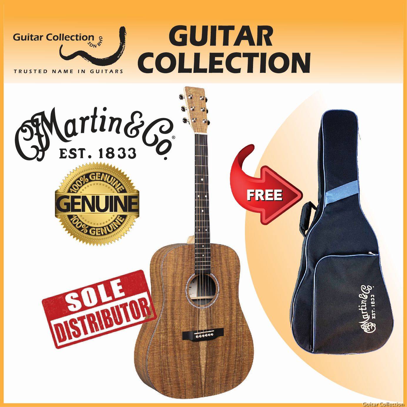 Martin koa top x series
