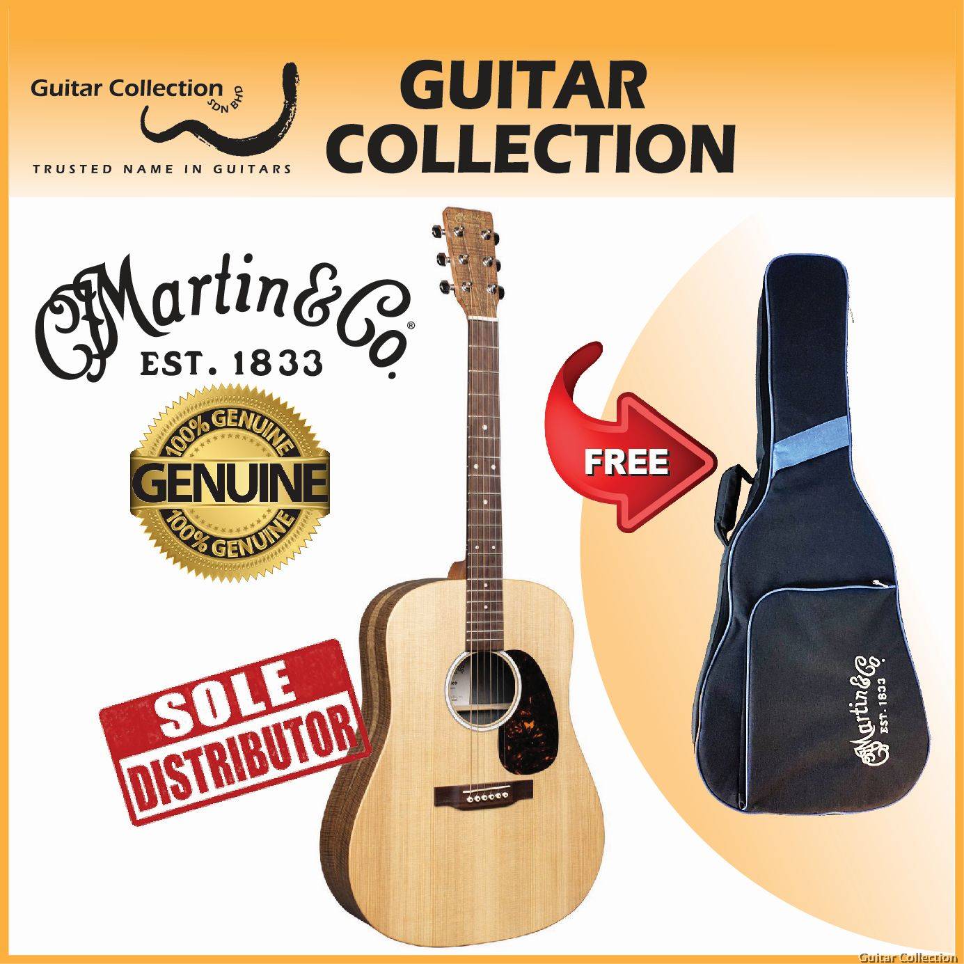 Martin koa shop x series
