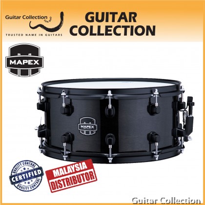 Mapex MPML4800BMB (Transparent Midnight Black) Maple Shell MPX Snare Drum (14" x 8")