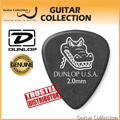 Jim Dunlop 417P200 Gator Grip Guitar Picks | 2.00mm (12 pcs/pack)