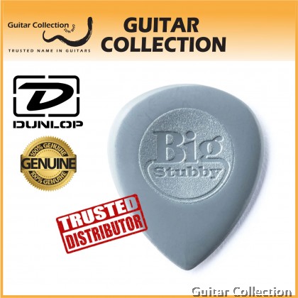 Jim Dunlop 445P200 Nylon Big Stubby Guitar Picks | 2.0mm (6 pcs/pack)