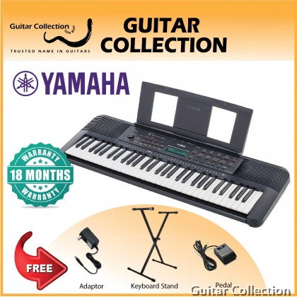 Yamaha PSR-E273 61-Keys Portable Keyboard | FREE Keyboard Stand + Sustain Pedal + Adaptor (PSRE273 / PSR E273)