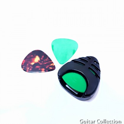 On Stage GSAPK6500 Guitar Pick Holder (1 Pick Case + 3 Picks)