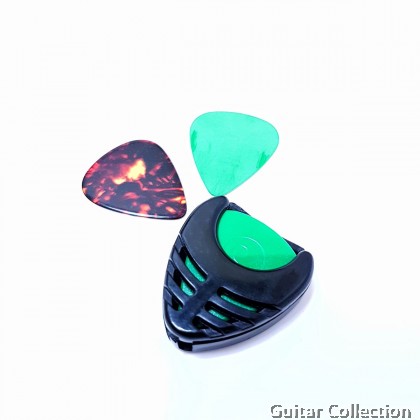 On Stage GSAPK6500 Guitar Pick Holder (1 Pick Case + 3 Picks)