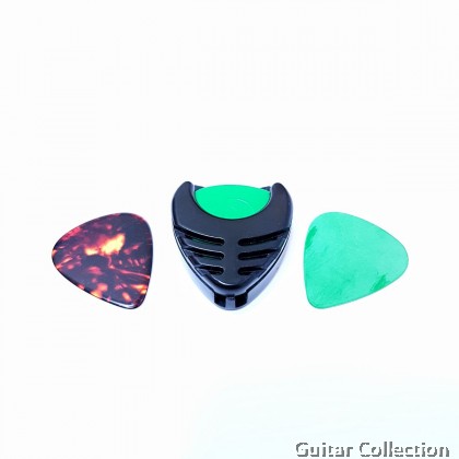 On Stage GSAPK6500 Guitar Pick Holder (1 Pick Case + 3 Picks)