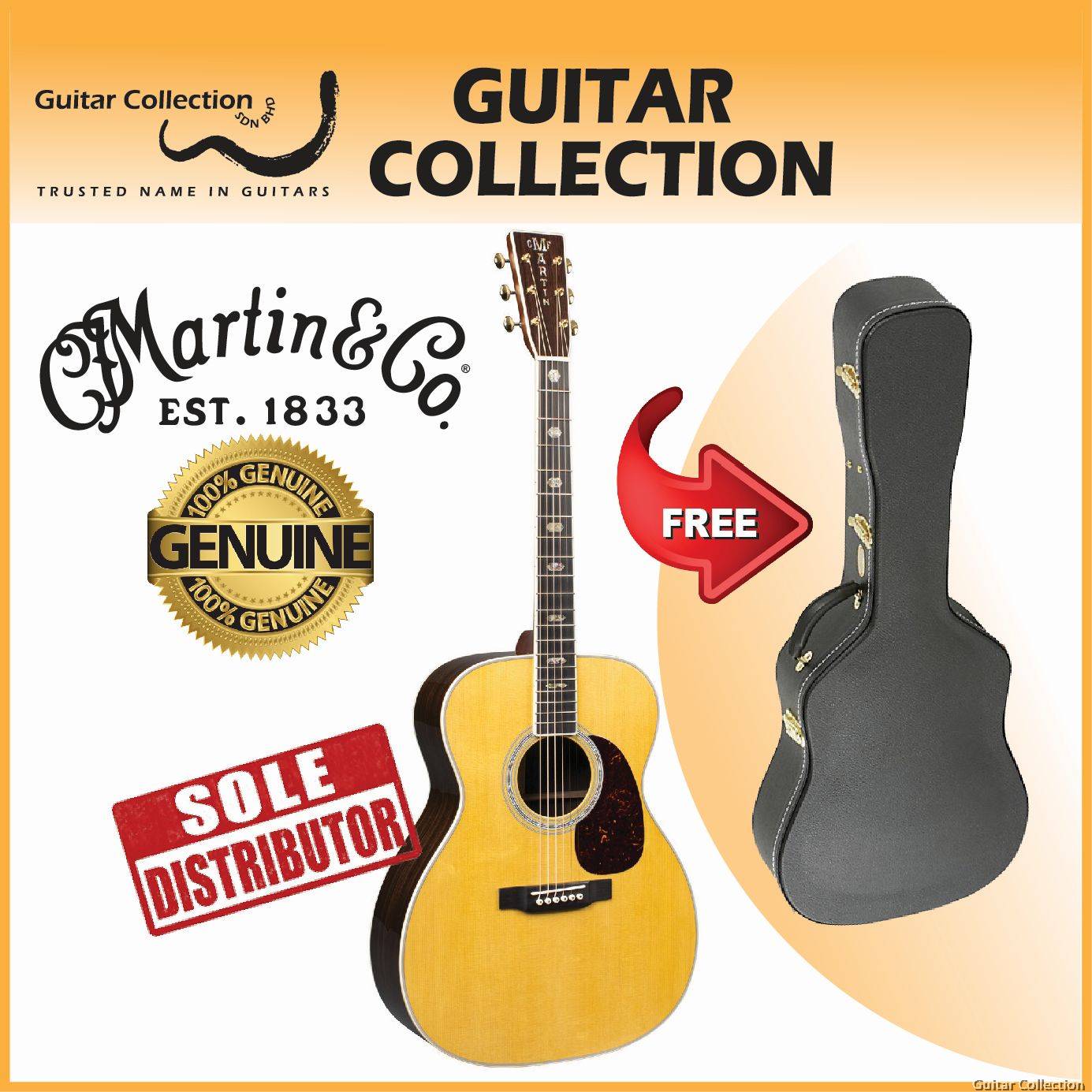 Martin jumbo sale guitar