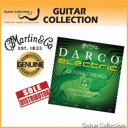 Martin Darco D9300 | 009-042 | Nickel Plated Electric Guitar Strings | Extra Light