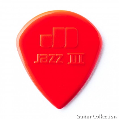 Jim Dunlop 47P3N Nylon Jazz III Guitar Picks | 1.38mm (6 pcs/pack)