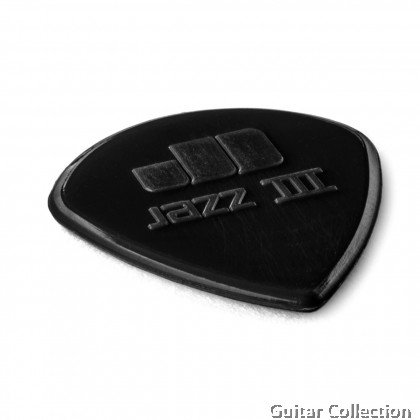 Jim Dunlop 47P3S Stiffo Nylon Jazz III Guitar Picks | 1.38mm (6 pcs/pack)