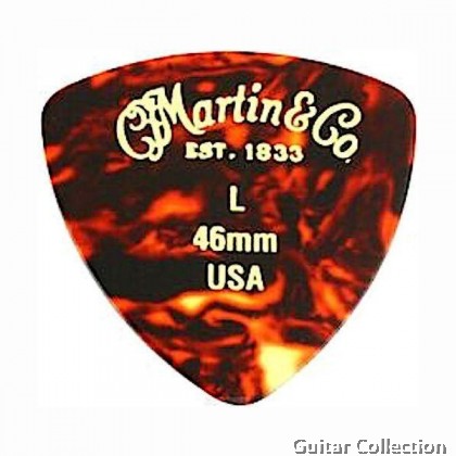 Martin 18A0052 Guitar Picks | .46mm | Celluloid Standard 346 | Faux Tortoise (12pcs / Pack)