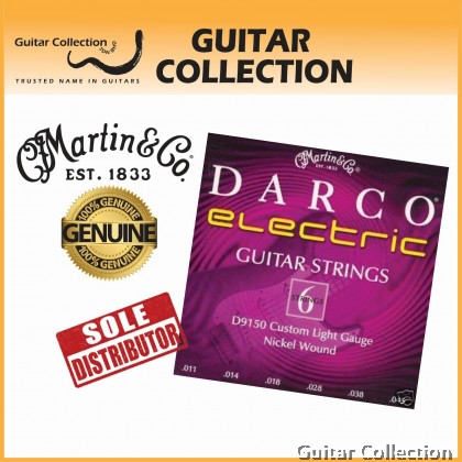 Martin Darco D9150 | 011-049 | Nickel Plated Electric Guitar Strings | Custom Light