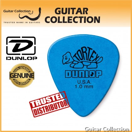 Jim Dunlop 418P100 Tortex Standard Guitar Picks | 1.00mm (12 pcs/pack)