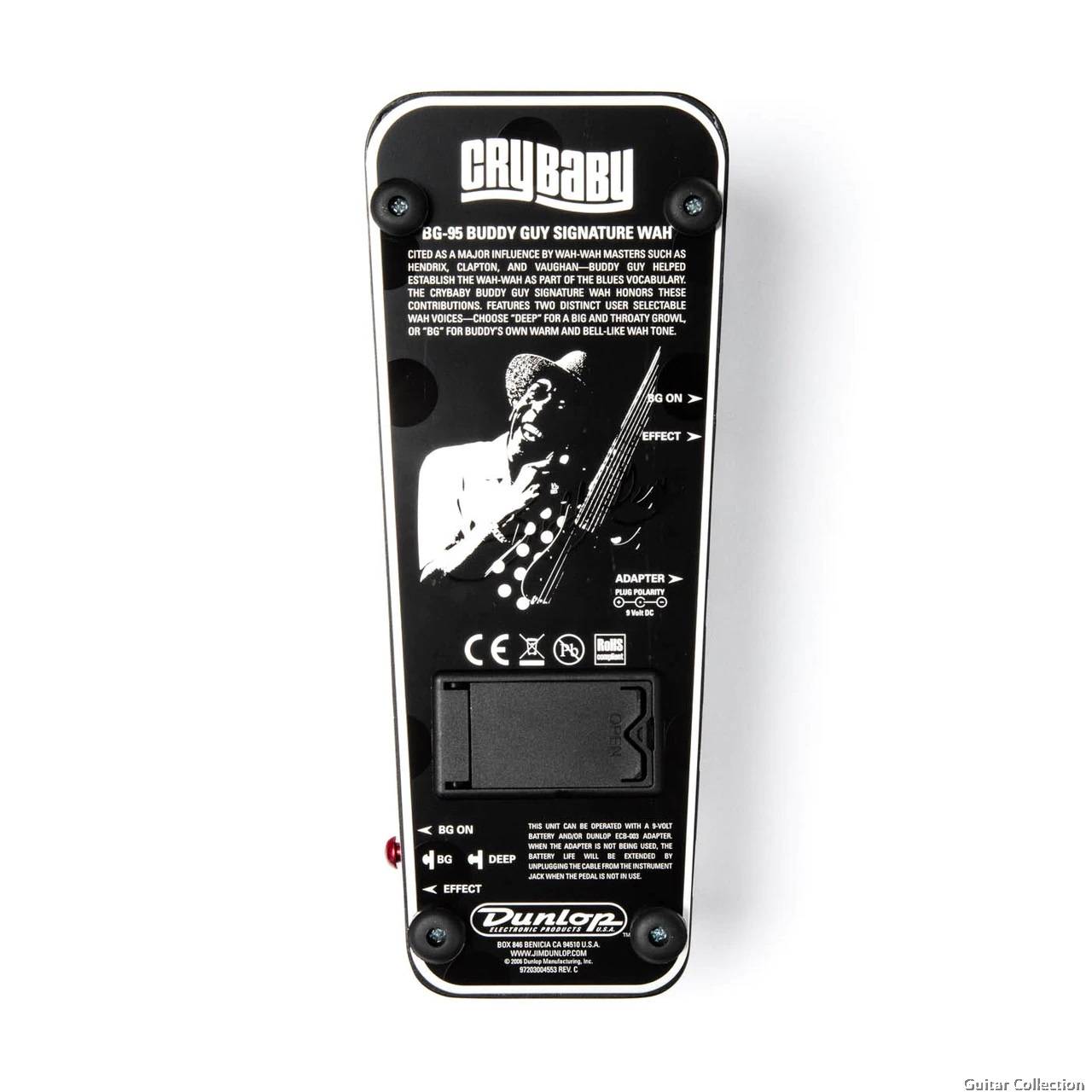 Jim Dunlop Cry Baby BG95 Buddy Guy Wah Guitar Effect Pedal