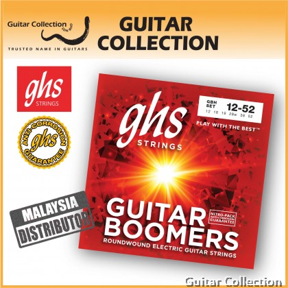 GHS GBH Boomers Electric Guitar Strings - Heavy Gauge (012-052)