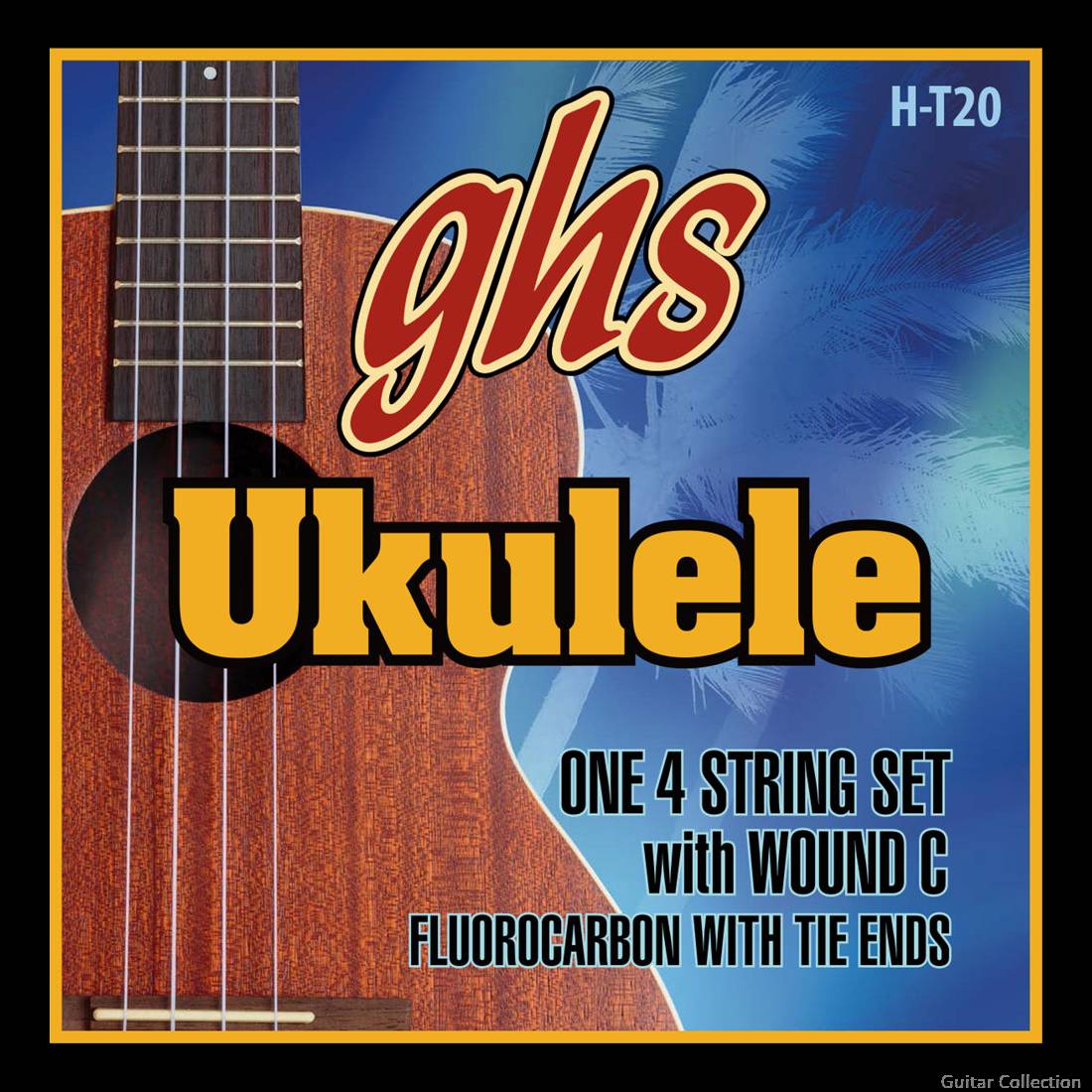 GHS H T20 Fluorocarbon Tenor Ukulele Strings Wound 3rd C