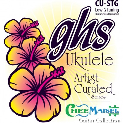 GHS CU-STG Craig Chee & Sarah Maisel Signature Low G Concert/Tenor Ukulele Strings - Nylon with Titanium 4th (G)