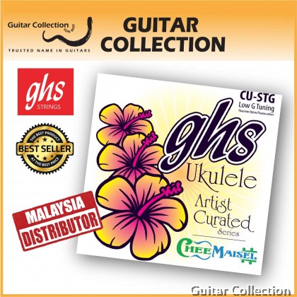 GHS CU-STG Craig Chee & Sarah Maisel Signature Low G Concert/Tenor Ukulele Strings - Nylon with Titanium 4th (G)