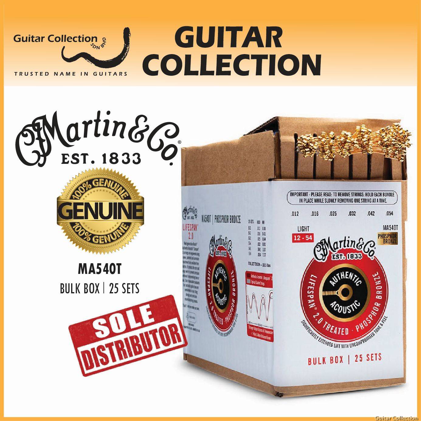 Ma540t shop martin strings
