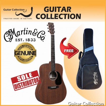 Martin D-X1E Mahogany | X Series | Dreadnought Acoustic-Electric Guitar | Full HPL | Fishman | Gig Bag