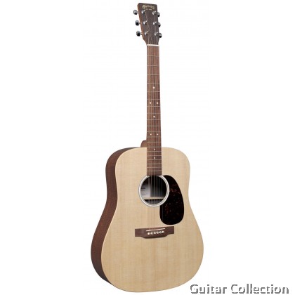 Martin D-X2E Mahogany | X Series | Dreadnought Acoustic-Electric Guitar | Solid Spruce Top, HPL B&S | Fishman | Gig Bag