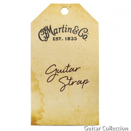 Martin 18A0012 Ball Glove Guitar Strap | 100% Leather | Brown (Width: 2.5" / Length: 38" - 54")