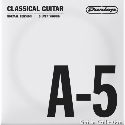 Jim Dunlop DCVNS Silver Wound Nylon Classical Guitar Single String | DCV04DNS, DCV05ANS, DCV06ENS (Normal Tension)