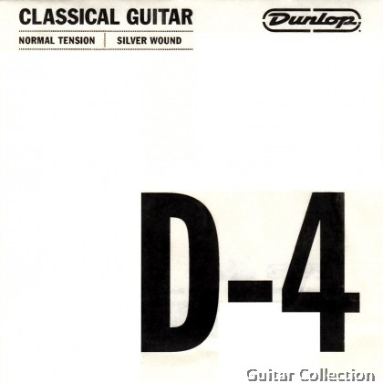 Jim Dunlop DCVNS Silver Wound Nylon Classical Guitar Single String | DCV04DNS, DCV05ANS, DCV06ENS (Normal Tension)