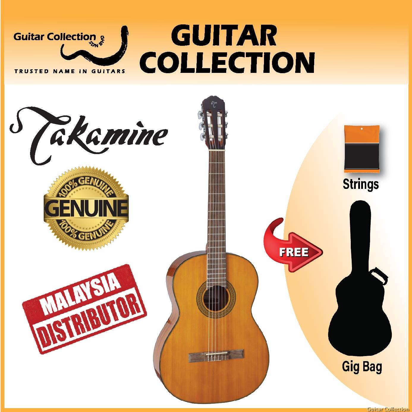 Takamine GC3 Classical Guitar - Natural Gloss