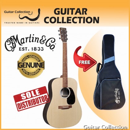 Martin D-X2E Rosewood | X Series | Dreadnought Acoustic-Electric Guitar | Solid Spruce Top, HPL B&S | Fishman | Gig Bag