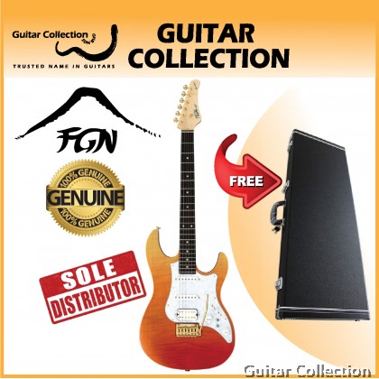 FGN Fujigen EOS-FM-R/RKG | Expert Odyssey | Electric Guitar | Ripe Kaki Gradation | Case (Made In Japan)