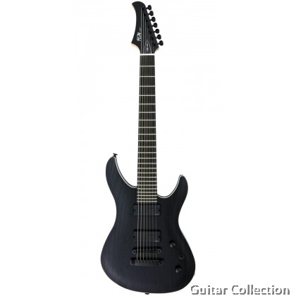 FGN Fujigen JMY72ASHE/OPB | J-Standard Mythic | 7-String Electric Guitar | Open Pore Black | Gig Bag (Made In Japan)