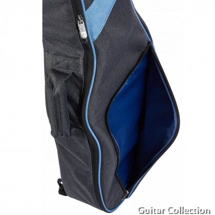 Martin 12B0014 13mm Padded X Series Acoustic Guitar Gig Bag (Blue/Grey) | Fits Dreadnought (D), Grand Performance (GPC)