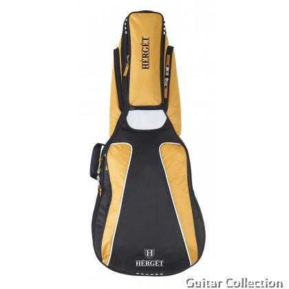 HERGET Academy™ Dreadnought Guitar Gig Bag HG-012-DR Series 20mm Padded (Apple / Grey / Orange)