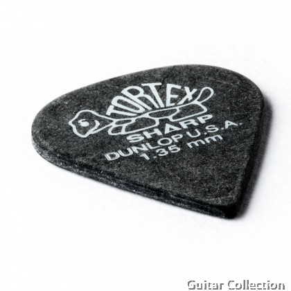 Jim Dunlop 412P135 Tortex Sharp Guitar Picks | 1.35mm (12 pcs/pack)